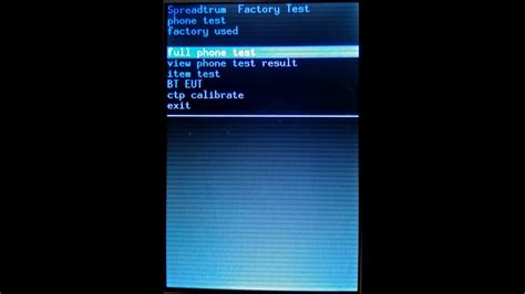 spreadtrum factory test phone test factory used hard reset|How to hard reset Spreadtrum Android phone .